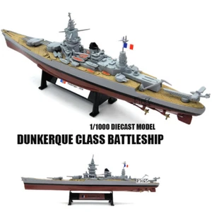 Segunda Guerra Mundial clase Dunkerque acorazado francés 1/1000 DIECAST modelo barco preensamblado - Imagen 1 de 11