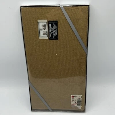 Vintage Bill Blass Acrylic Scarf Solid Tan Muffler New in Gift Box - Image 1 of 3