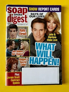 DAYS OF OUR LIVES DOOL * JOHN MARLENA October 25 2011 SOAP OPERA DIGEST MAGAZINE - Picture 1 of 7