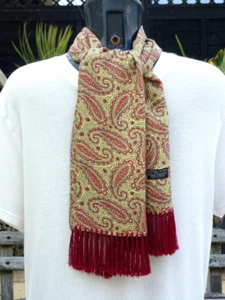 Vintage Tootal Paisley Scarf Cravat Dapper Scooter Mod Indie Ascot Goodwood - Picture 1 of 6