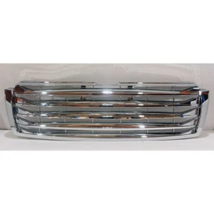 FRONT GRILLE CHROME LX570 STYLE FOR TOYOTA LAND CRUISER PRADO FJ150 2009-2013 - Picture 1 of 6
