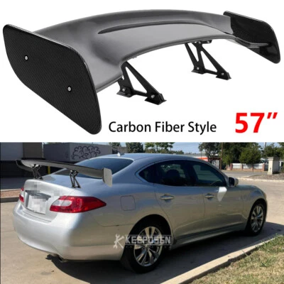 Alerón trasero para Infiniti M35 M37 M45 M56 Q50 57" ABS GT Style Racing Foto 1 de 4