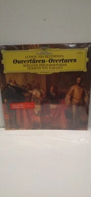 BEETHOVEN Overtures Von Karajan Berlin LP Deutsch Gram 2530414 import BRAND NEW  - Image 1 of 4