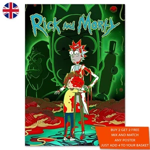 Rick & Morty TV Series Poster A5 A4 A3 A2 A1 Maxi Wall Art - 2295 - Picture 1 of 2