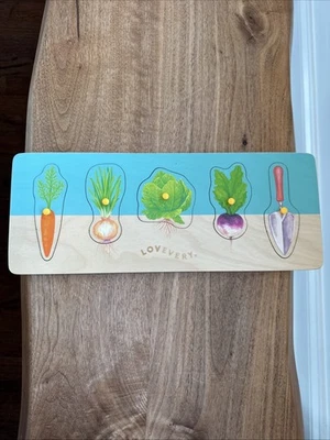 Lovevery Community Garden овощная головоломка - игровой набор для искателей приключений 16-18 месяцев - Изображение 1 из 4