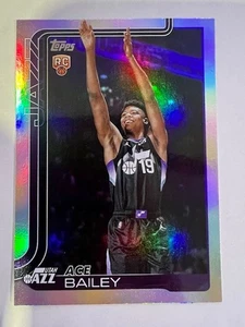 2025 Topps Flagship - Ace Bailey (RC) Holo Foil #205 - Imagen 1 de 3