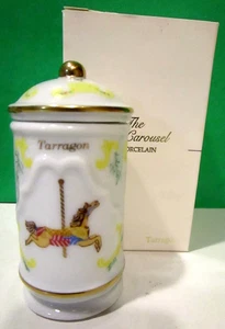 LENOX CAROUSEL SPICE JAR -- TARRAGON -- PONY HORSE --  NEW in BOX - Picture 1 of 4