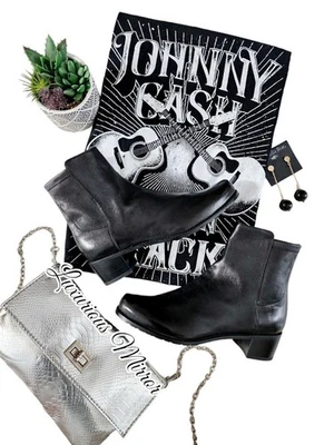 Stuart Weitzman кожи Easyon резерва Chelsea загрузки черный середины икры Sz 7,5 М новый - Изображение 1 из 4