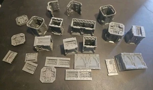 Warhammer 40k Kill Team Necromunda Terrain Zone Mortalis Columns and Walls Lot - Picture 1 of 15