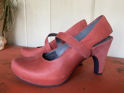 NUEVO TSUBO Mujer Acrea Slingback Coral Rosa Bomba 8 Academia Moderno Comodidad Foto 1 de 4