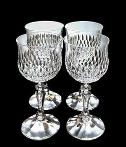 Set of 4 Vintage Schott-Zwiesel Desiree Crystal 6-5/8” Wine Glasses Excellent - Picture 1 of 6