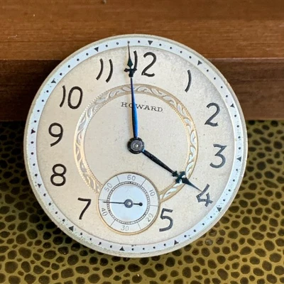 Reloj Bolsillo 1914 E. Howard Watch Co. Serie 8 12S 23 Joyas Movimiento Reparación Foto 1 de 2