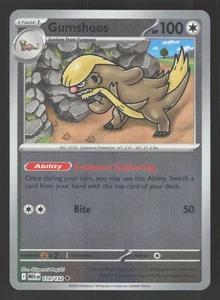 Gumshoos 110/132 Reverse Holo Pokemon ME01: Mega Evolution - Foto 1 di 2