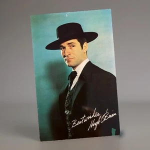 Hugh O'Brian Fan Postkarte Farbe TV Show Life & Times Wyatt Earp offiziell gestempelt - Bild 1 von 2