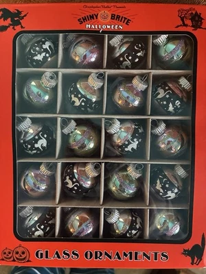 Christopher Radko Shiny Brite Halloween Glass Ornaments - Image 1 of 2