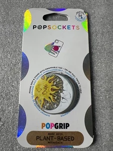 PopSockets Plant-Based Phone Grip Kickstand Eco-Friendly - Sun & Moon New - Picture 1 of 3