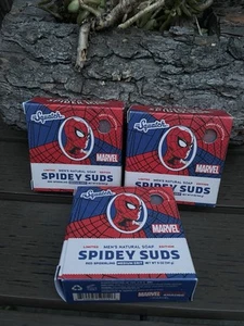 Paquete de 3 - Jabón Dr. Squatch Spidey Suds (Spiderman) Marvel Edición Limitada 5 OZ - Imagen 1 de 5