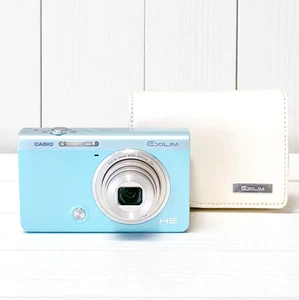 [Near Mint +++ ] CASIO EXILIM HIGH SPEED EX-ZR60 Green Digital Camera with Pouch - Picture 1 of 24