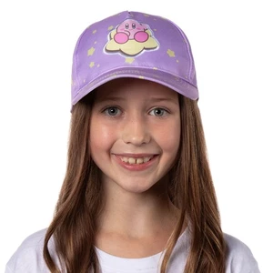 Nintendo Kirby All Over Star Print Youth Snapback Hat Girls Kids Hat - Picture 1 of 3