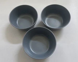 Set 3 ciotole in gres Ikea di Svezia 12011 piatti finitura opaca grigio blu - Foto 1 di 10