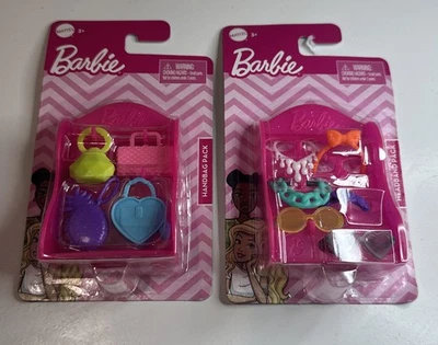 Lote - Paquetes de accesorios Barbie / Bolso de mano y diadema / Juguetes Mattel / Nuevo sellado Foto 1 de 4
