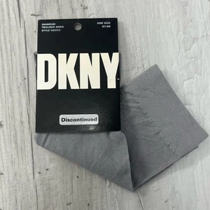 Calzino pantalone vintage DKNY Diamond grigio ardesia fuori produzione 1996 - Foto 1 di 5