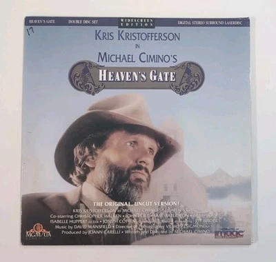 Heaven’s Gate Laserdisc Uncut Widescreen Surround 2-Disc 1992 Free Shipping  - Image 1 of 3