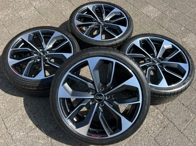 4 ORIGINAL 19" ALU SOMMERRÄDER AUDI A3 S3 GY 8Y0601025S 235/35R19 91Y FREIHAUS - Bild 1 von 4