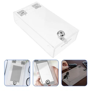 Phone Lock Box Transparent Design With Charging Access For Convenience - Picture 1 of 12