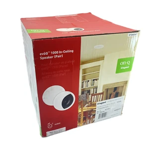 On-Q Legrand EvoQ 1000 6.5” In-Ceiling Speaker Pair NIB - Picture 1 of 7