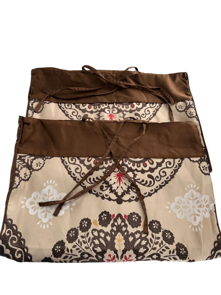 Colección Martha Stewart Tamaño Estándar Almohada Sham Boho 19x26 Par Floral Leer Foto 1 de 4