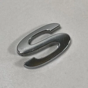 2006-2012 Ford Fusion SEL Emblem Logo Letter 'S' Rear Tailgate Trunk Chrome - Picture 1 of 9