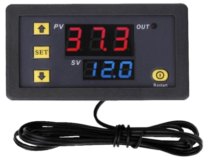 THERMOSTAT LED TEMPERATURREGELUNG SCHALTER REGLER THERMOMETER 12V 24V 230V