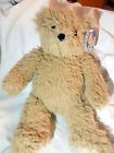 Vermont Teddy Bear Plush 12" Tall Fully  Brown Fur And Brown Eyes Usa