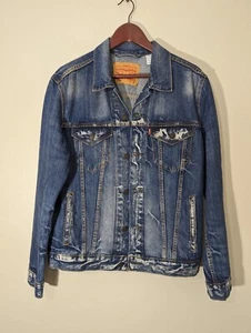 Levis Trucker Jean Jacket Mens Size Medium 72334 - Picture 1 of 5