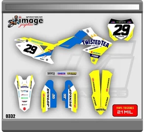 SUZUKI RMZ 450 2018 2019 2020 2021 2022 2023 GRAPHICS Motocross Decals - Bild 1 von 2