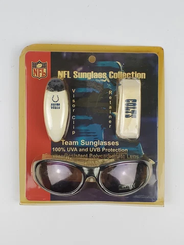 Indianapolis Colts Team Sunglasses, Retainer & Visor Clip - New Cover