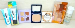 SORME GALACIA EYE SHADOWS, FACE PRIMER, POWDER FOUNDATION & MAKEUP REMOVER LOT   - Picture 1 of 1