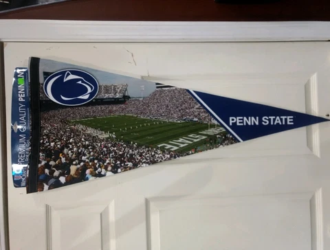 PENN STATE NITTANY LIONS PREMIUM QUALITY BANNER PENNANT 17"X40" Cover