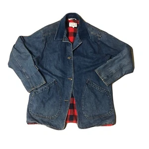 Brandon Thomas blauer Jeansmantel Jacke Medium 23 Zoll W 30 Zoll L - Bild 1 von 5