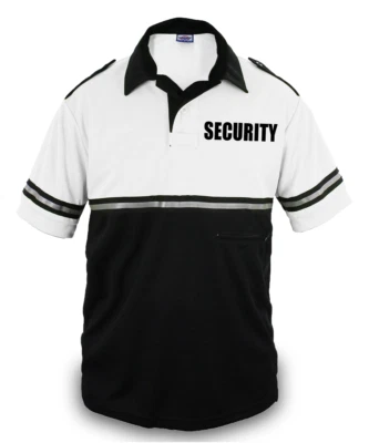 First Class Two Tone Bike Patrol Shirt with Zipper Pocket with Security ID - Image 1 of 4