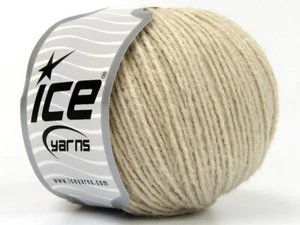 8-Skein Lot Bambino Merino Yarn Wool Fine Baby 8x50g/160m Beige - Picture 1 of 4
