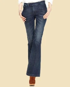 POLO Ralph Lauren Woman's Flared Denim Trousers. Size 27 NEW With Tags - Picture 1 of 4