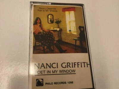 NANCI GRIFFITH - POET IN MY WINDOW - CASSETTE TAPE LIKE NEW OOP - Image 1 of 3