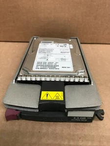 COMPAQ WIDE ULTRA2 SCSI HARD DRIVE 4.3 GB 10K RPM BD00411933 - Picture 1 of 4