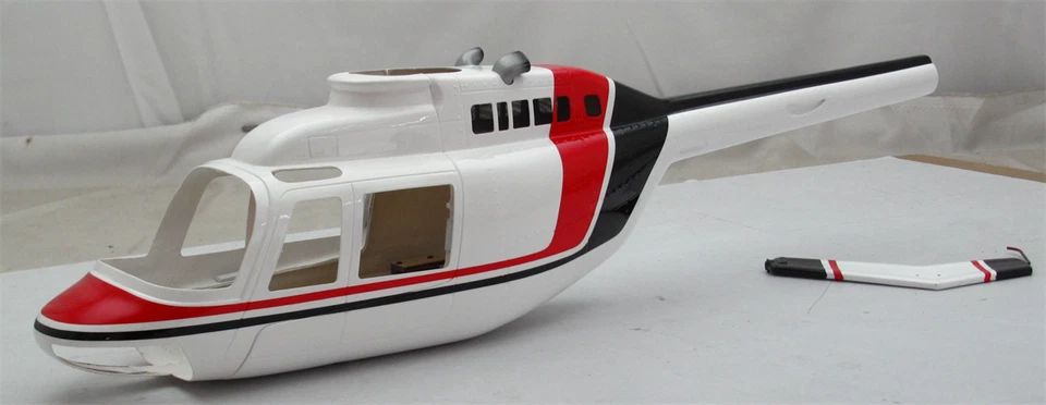 B206 450 RC Helicopter Pre-Painted Fuselage for 450 Size  Bell 206 AERO ASAH  - Image 1 of 1
