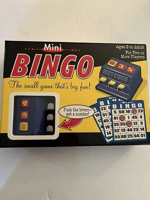 Thinkfun Mini Bingo Game-complete with Automatic Number Selector-ages 6-up - Image 1 of 4
