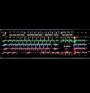 BRAND NEW MSI Gaming Keyboard and Mouse Combo S11-04US20F-LAX 9 prog Color LED - Picture 1 of 4