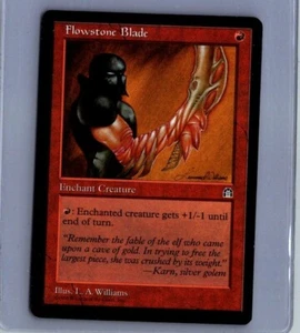 MTG Magic the Gathering Stronghold Edition Flowstone Blade LP Common - Bild 1 von 2