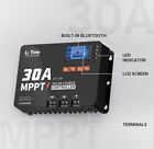 LiTime 30A MPPT 12V/24V Auto DC Input Solar Charge Controller with Bluetooth